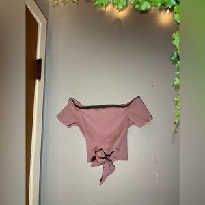 Off shoulders Crop top